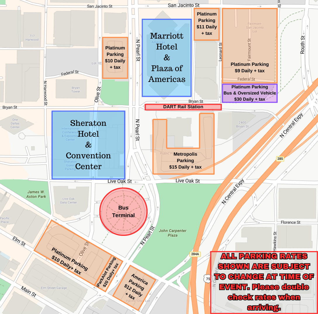 2024 TFF Parking Map