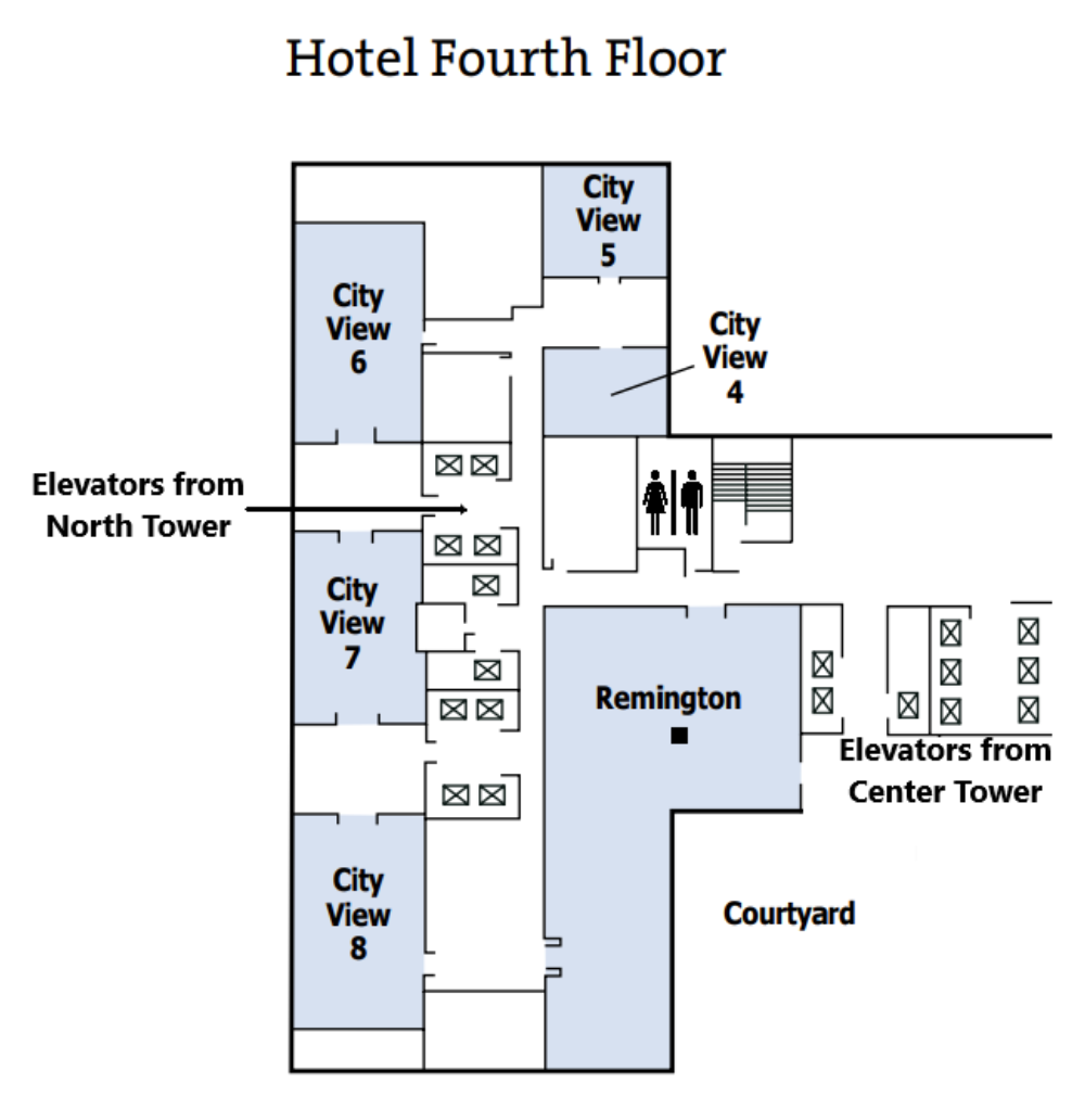 4th Floor Map